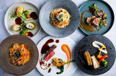 彩り感じる食材と、ピリ辛爽やかソースで夏を楽しむサマーランチメニューが登場！
