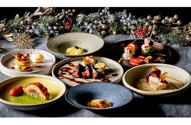 サステナブルな食材と地産地消の食材を組み合わせたクリスマスメニュー KIHARU de Christmas! 2023登場