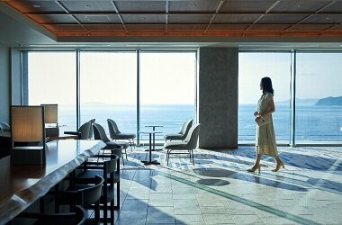 相模湾から広がる水天一碧の情景を堪能する「熱海・伊豆山 佳ら久」が12月2日開業