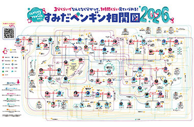 ペンギンたちの関係性を最新版にアップデート! 「すみだペンギン相関図2026」を公開