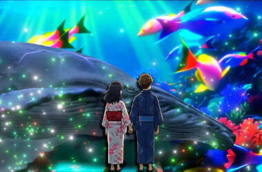 別府温泉 杉乃井ホテル × 大分県立芸術文化短期大学新プロジェクションマッピングを1月22日（木）より上映