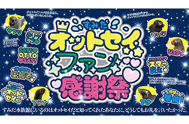 あのオットセイイベントが1年ぶりに帰ってくる!「すみだオットセイファン感謝祭」開催